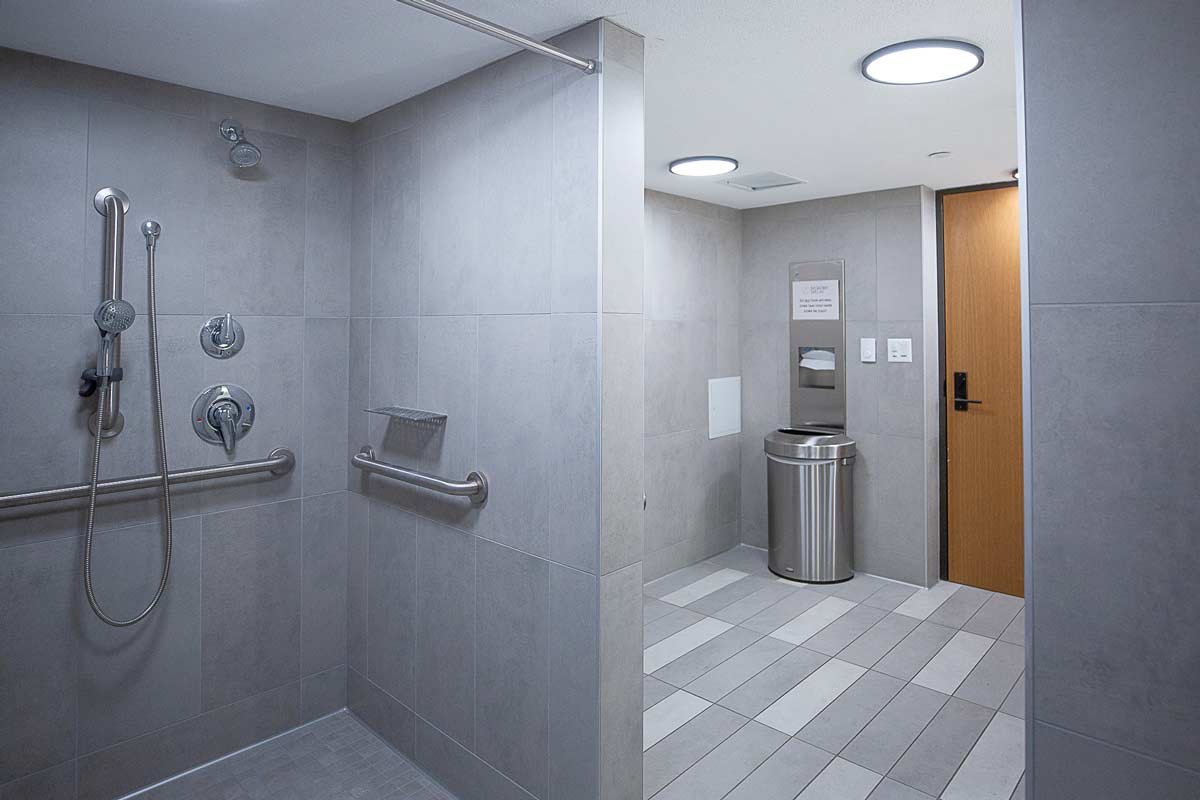Bathroom and shower