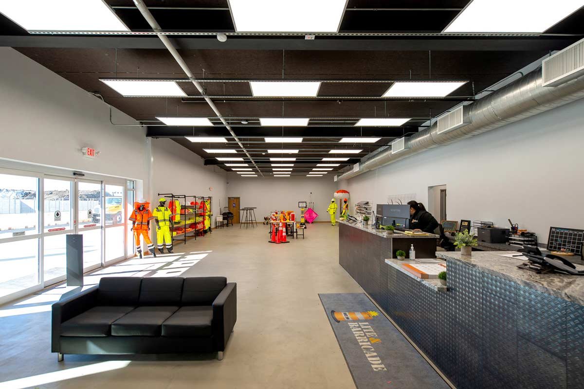 Store reception area