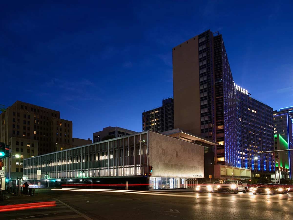 Dallas Morning News building from across the street