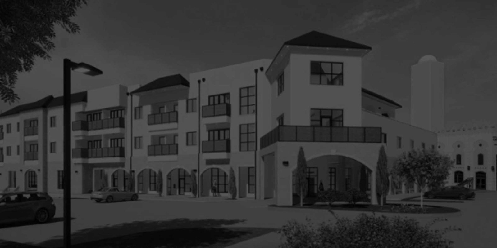 Rendering of exterior of building