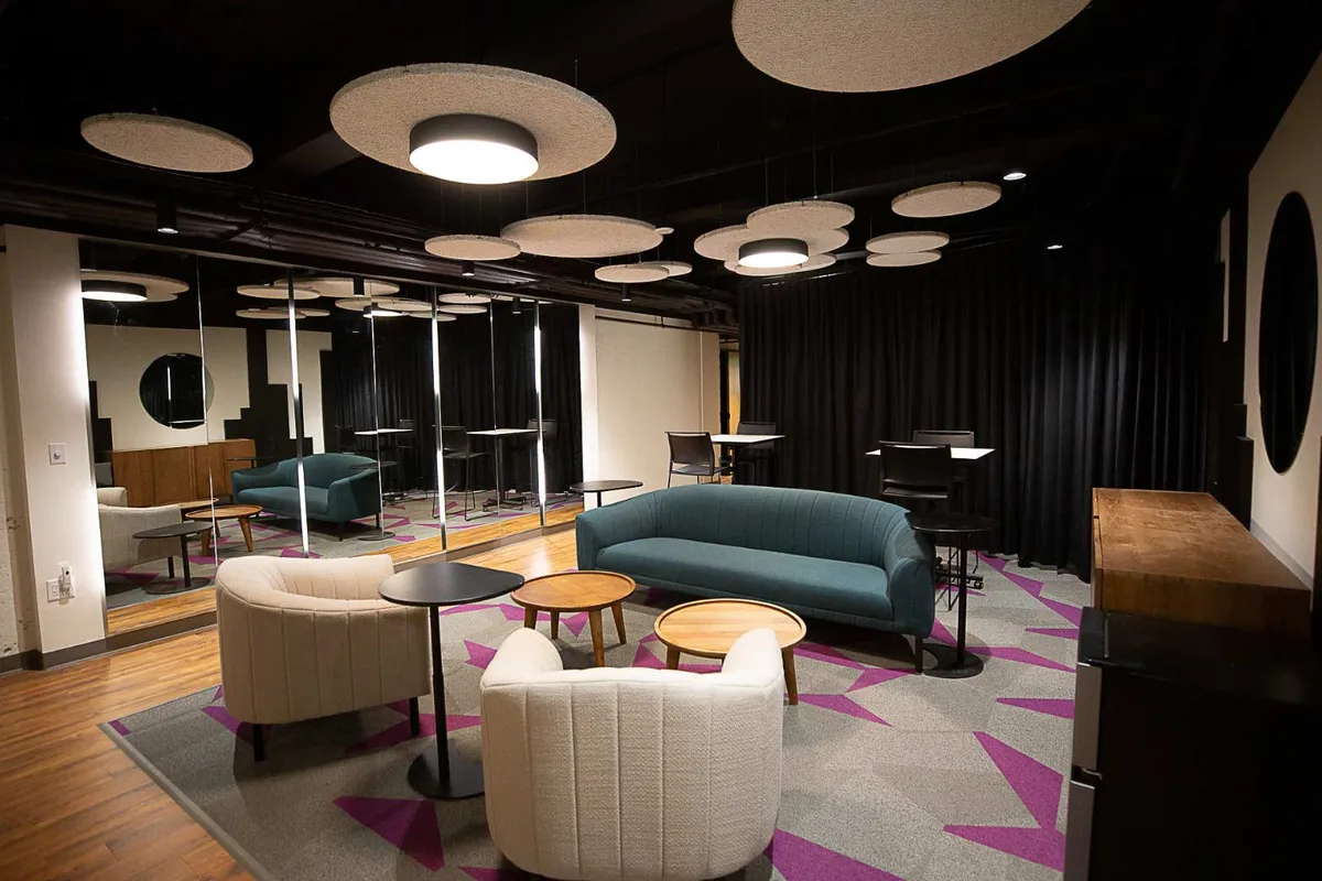 Broadway Dallas interior waiting room