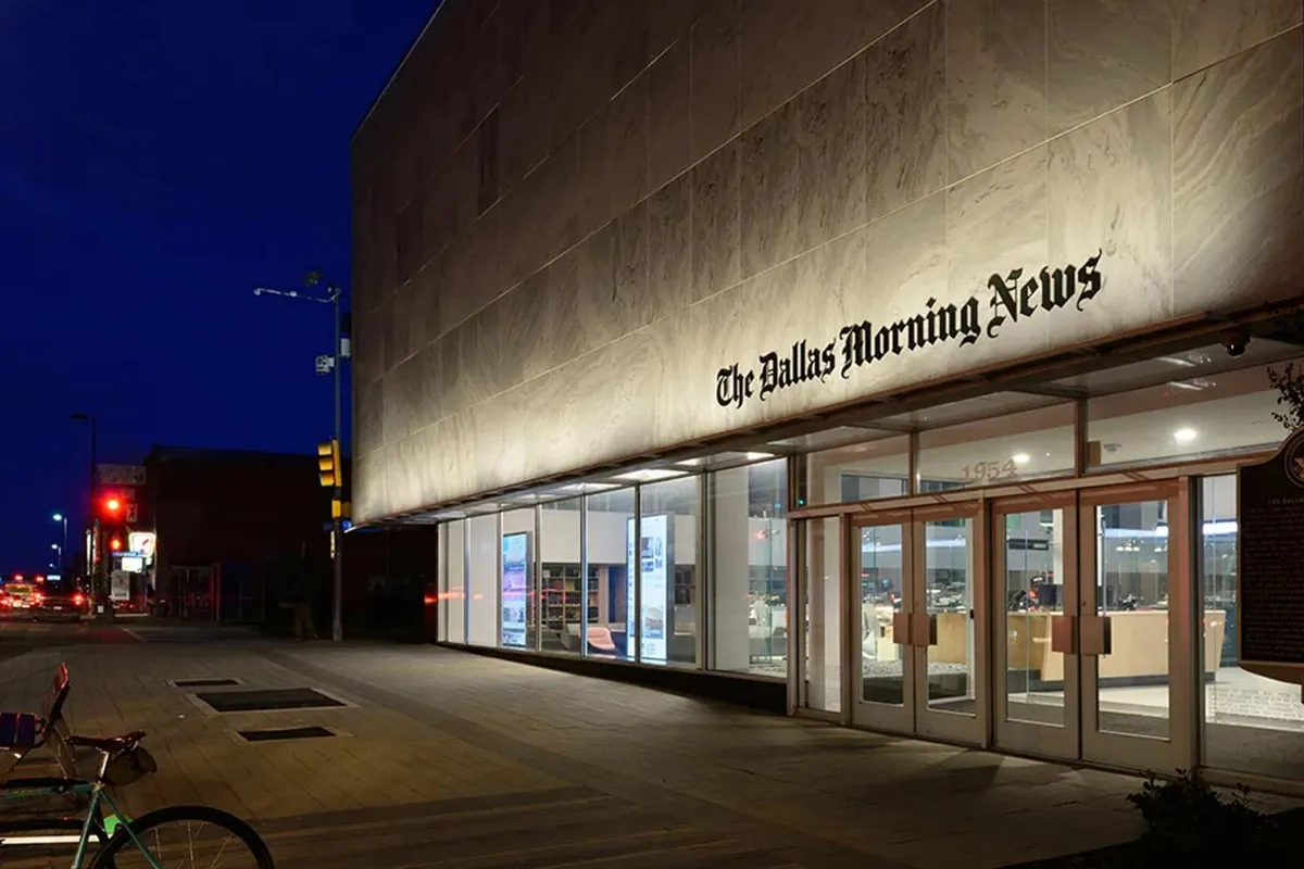 The Dallas Morning News front office exterior