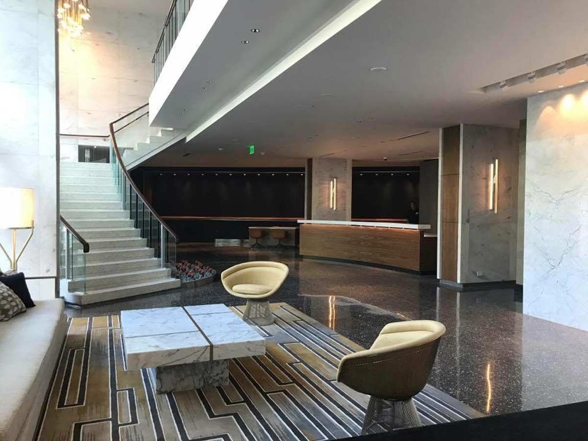 Lobby stairs