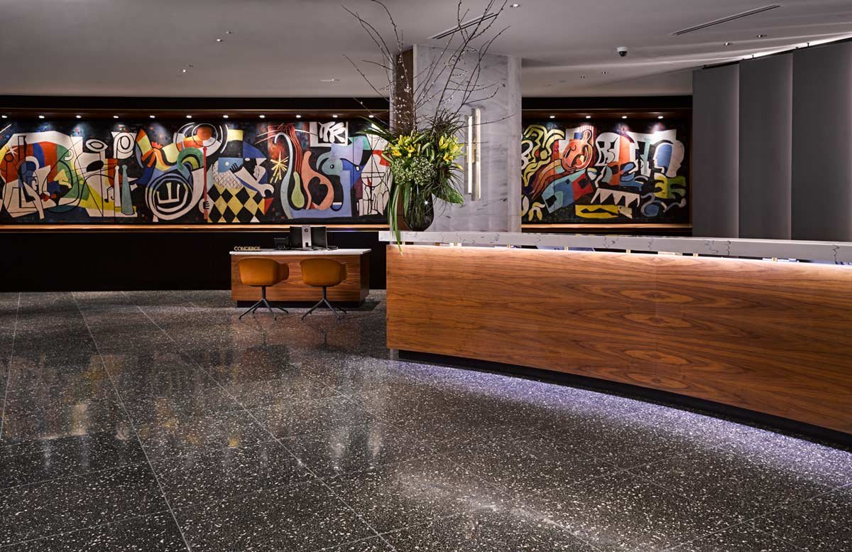 Statler reception desk