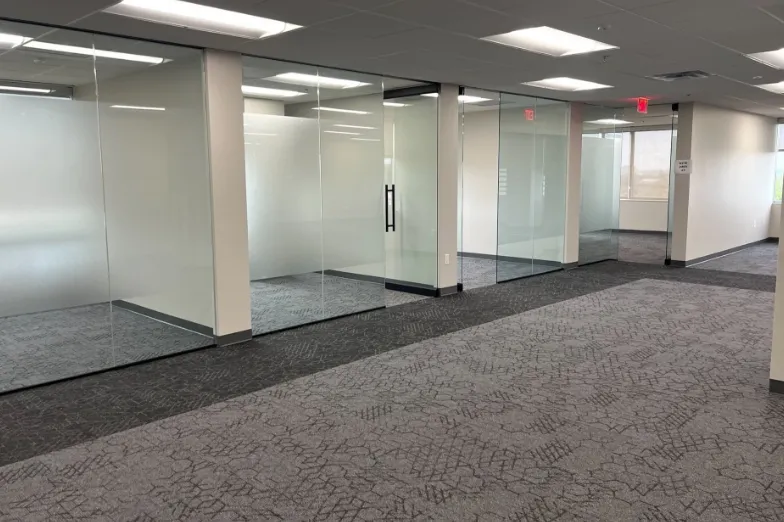 Empty office space ready for use